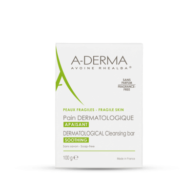 А-Дерма (A-Derma) мыло дерматокосметическое очищающее для сухой кожи 100 г — Фото 1
