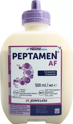 Смесь молочная Нестле Пептамен АФ (Nestle Peptamen) жидкая для детей с 3-х лет и взрослых 500 мл — Фото 1