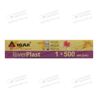 Пластырь Риверпласт Игар (RiverPlast IGAR) классический на хлопковой основе в картонной упаковке размер 1 см*500 см — Фото 4