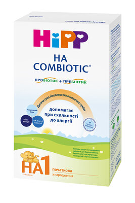 Суміш молочна Хіпп 1 (HiPP) НА Комбіотик для дітей з народження до 6 місяців 350 г — Фото 1
