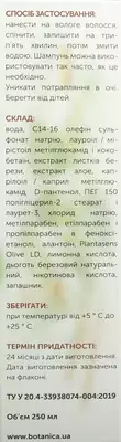 Шампунь Ботаніка (Botanica) дегтярный против перхоти 250 мл — Фото 2