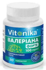 Витоника (Vitonika) Валериана таблетки 100 мг №30 — Фото 1 Витоника (Vitonika) Валериана таблетки 100 мг №30 — Фото 1