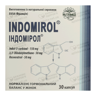 Індомірол капсули 380 мг №30 — Фото 1