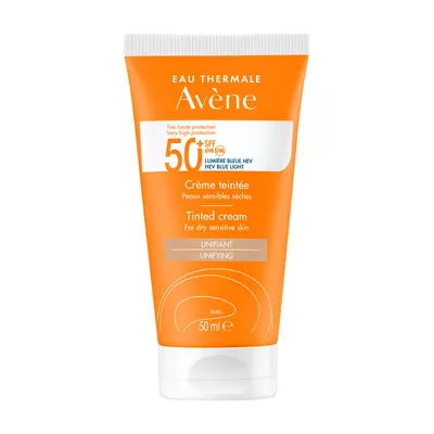Авен (Avene) Сонцезахисний крем тональний вирівнюючий для сухої чутливої шкіри SPF50+ 50 мл — Фото 2