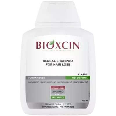 Біоксин (BIOXSINE) Дермаджен шампунь проти випадіння для жирного волосся 300 мл — Фото 3
