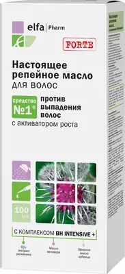 Ельфа Фарм (Elfa Pharm) Реп'яхова серія олія справжня проти випадіння волосся 100 мл — Фото 1