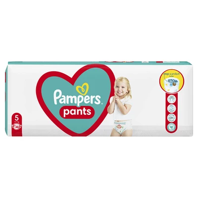 Підгузники-трусики для дітей Памперс Пантс Джуніор (Pampers Pants Junior) розмір 5 (12-17 кг) 48 шт — Фото 2