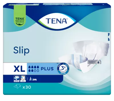 Підгузники для дорослих Тена Сліп Плюс Екстра Лардж (Tena Slip+Extra Large) розмір 4 30 шт — Фото 1