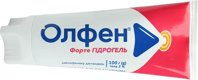 Олфен Форте  гидрогель гель 2% туба 100 г — Фото 4