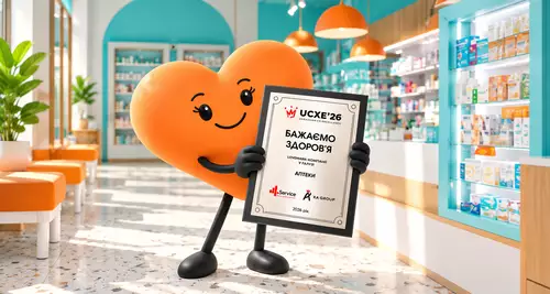 Сеть аптек «Бажаємо здоров’я» получиила награду Lovemark-компания в категории аптек по версии Ukrainian CX Excellence 2026