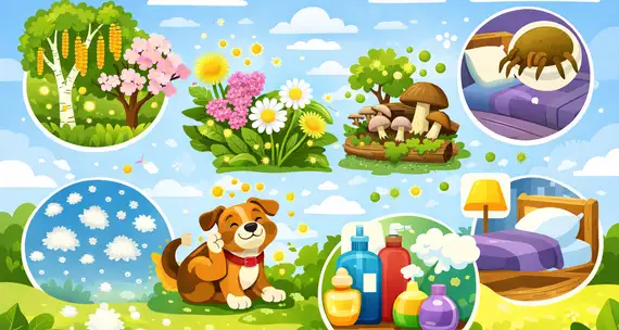 Что является аллергеном весной?