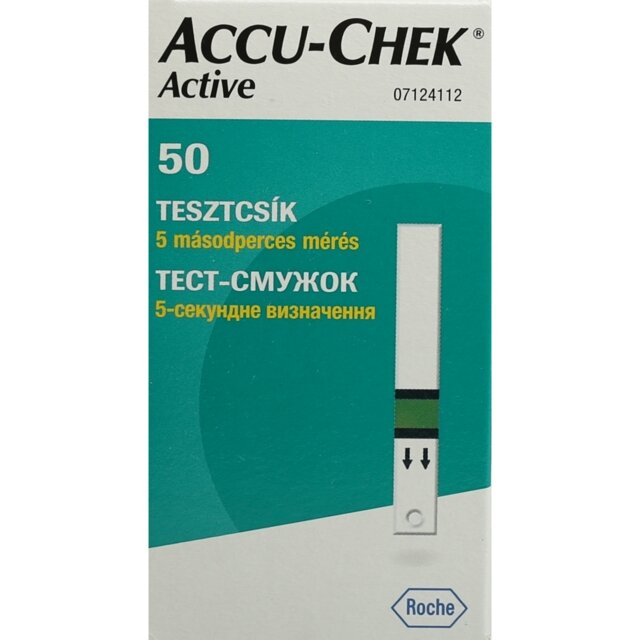 Тест-полоски Акку-Чек Актив (Accu-Chek Active) для контроля уровня глюкозы в крови 50 шт, Roche Diabetes Care GmbH купить - цена 414.5 грн. в Украине | Аптека «Бажаємо здоров\