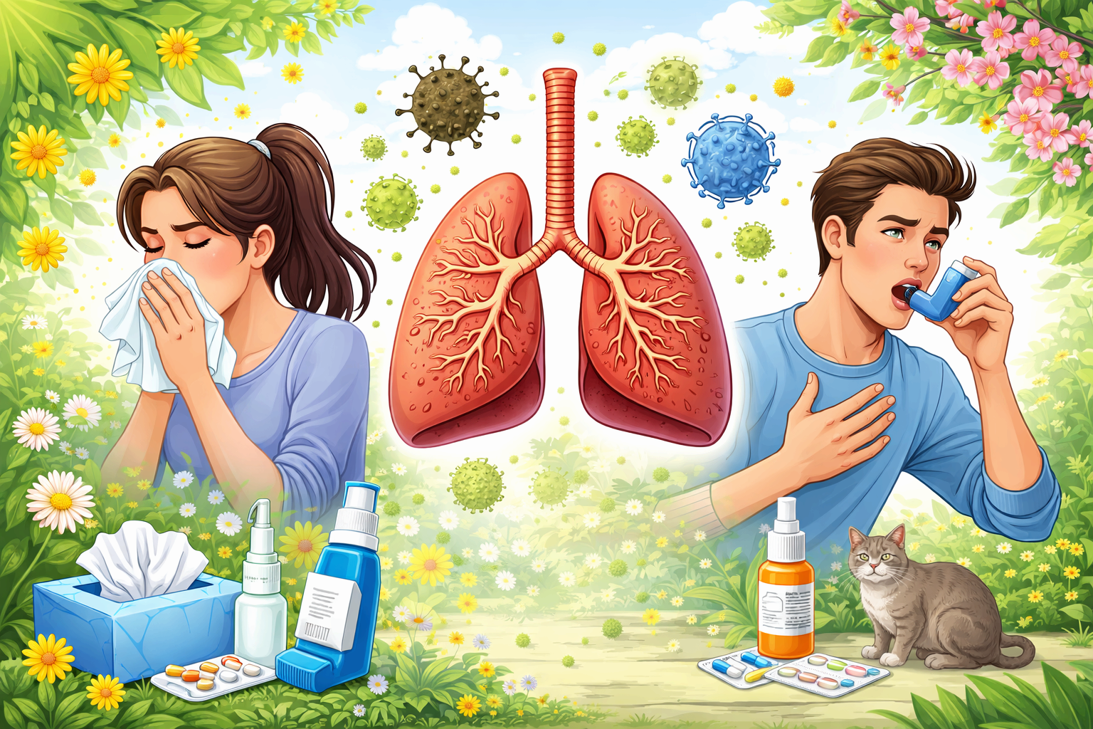 Аллергия и астма – это одно и то же?