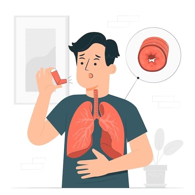 Приступ удушья при астме